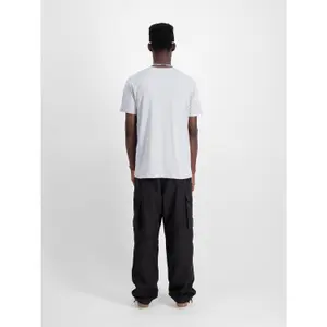 T-shirt com logo em cetim Alpha Industries image-2