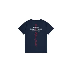 Signature printed T-shirt on the back Alpha Industries image-0