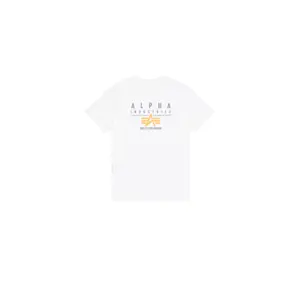 T-shirt stampato arricciato Alpha Industries Back Print image-1