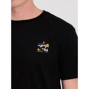 Tričko Alpha Industries Camo Logo Puff Print BP image-4