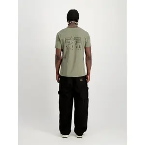 Tričko Alpha Industries Camo Logo Puff Print BP image-2