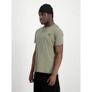 Tričko Alpha Industries Camo Logo Puff Print BP image-1