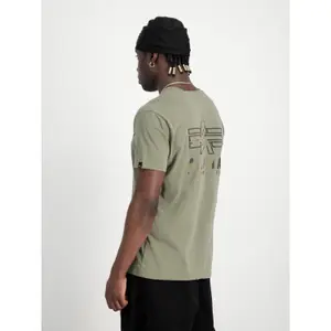 Tričko Alpha Industries Camo Logo Puff Print BP image-3