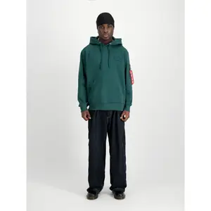 Hoodie Alpha Industries Red Stripe image-0