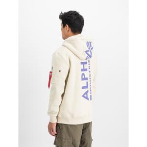 Hooded sweatshirt with print on the back Alpha Industries image-5