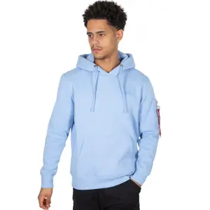 Sweat hooded printed on the back Alpha Industries image-0