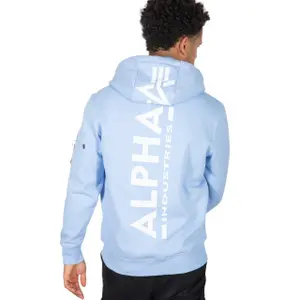 Sweat hooded printed on the back Alpha Industries image-2
