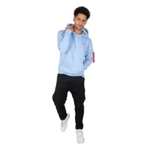 Sweat hooded printed on the back Alpha Industries image-1