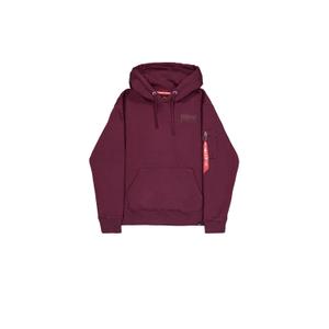 Hooded sweatshirt with print on the back Alpha Industries image-1