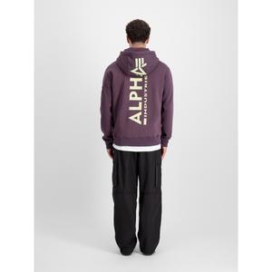 Hooded sweatshirt with print on the back Alpha Industries image-1