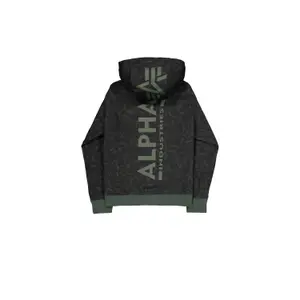 Tryckta hoodies bakifrån Alpha Industries Camo image-1