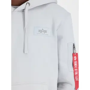 Tryckt hoodie med motiv på baksidan Alpha Industries Camo Print image-4