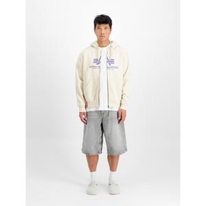 Sweatshirt med huva och dragkedja Alpha Industries Basic image-1