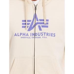 Sweatshirt med huva och dragkedja Alpha Industries Basic image-6