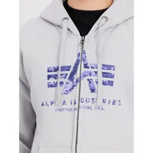 Sudadera con capucha y cremallera abullonado Alpha Industries Basic image-6