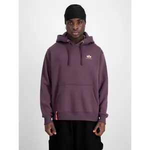 Hoodie with small logo Alpha Industries Basic image-1