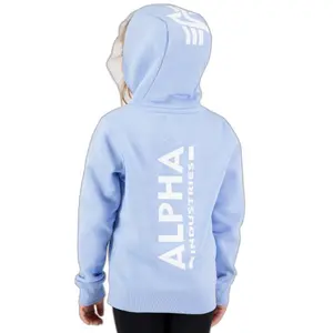 Auf dem Rücken bedrucktes Kapuzensweatshirt Kind Alpha Industries image-1
