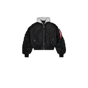 Damen Crop-Hoodie-Bomber Alpha Industries