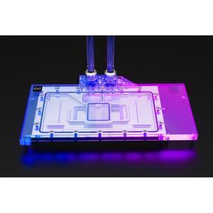 Waterblock pour processeur avec plaque arrière Alphacool Eisblock Aurora Acryl Rtx4090 Suprim image-1