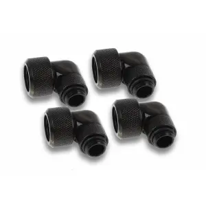 Set of 4 eiszapfen 16 mm 90° watercooling elbow fittings Alphacool image-3