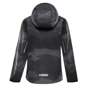 Veste imperméable à capuche enfant Alpine Pro Ezoro image-1