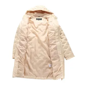 Lange Daunenjacke  mit Kapuze, Damen Alpine Pro Aweda 2 image-2