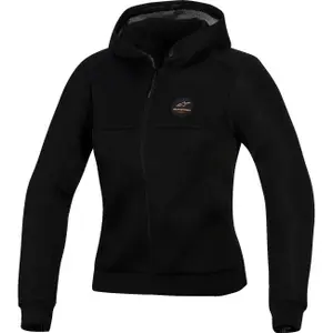 Sudadera con capucha de moto para mujer Alpinestars Stella Chrome Super Airflow