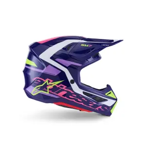 Casque moto cross Alpinestars S-M7 Deed image-2