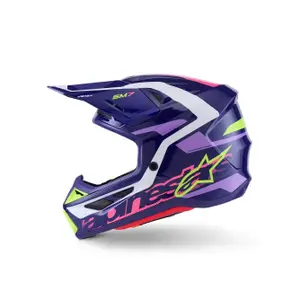 Casque moto cross Alpinestars S-M7 Deed image-4