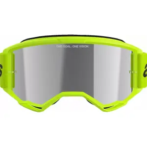 Óculos de protecção para motos Alpinestars Vision 3 Wordmark image-1