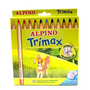 Scatola di 12 matite colorate Alpino Trimax image-2