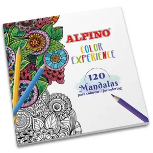 Set di 24 matite colorate con 120 libri Alpino Mandalas image-2