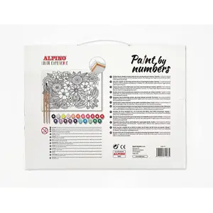 Paintings and brushes on canvas Alpino Paint by numbers image-1