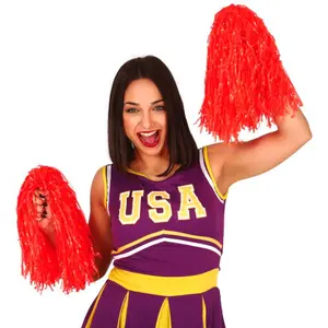 Disguise set of 2 pom pom Alpino Cheerleader image-1