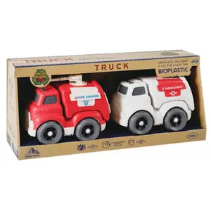 Set of 2 ambulance and fire engine sets Alpino Eco image-1