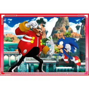 4-piece puzzle in 1. 12-16-20-24 4 pieces sonic Alpino image-4