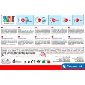 4-piece puzzle in 1. 12-16-20-24 4 pieces sonic Alpino image-5