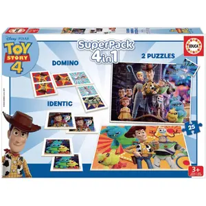 4 in 1 board games Alpino Toy Story Superpack image-0