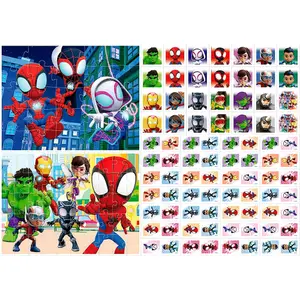 Set of 4 games in 1 superpack puzzle Alpino Spidey image-1