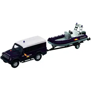 Set of action games car boat security forces in 3 models Alpino image-2
