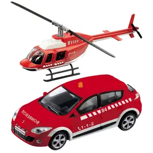 Helicopter action game set with security forces car Alpino image-0
