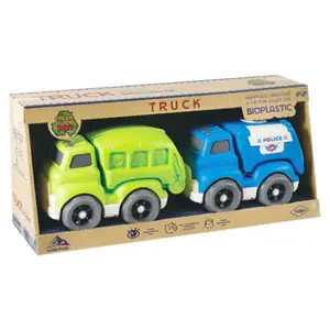 Set of 2 car truck sets Alpino Eco image-1