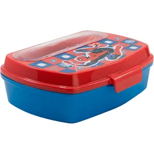 Pudełko na kanapki ze sztućcami dla dzieci Alpino Spiderman image-0