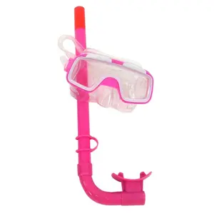 Set of swimming goggles, snorkel tube 3-6 years child Alpino image-0