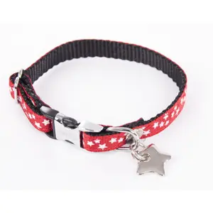 3008345-halsband-for-hund-med-stjarnor-alter-ego-rod-xs