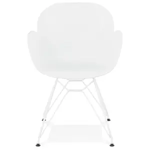 Modern chair with metal legs Alterego Fidji image-0