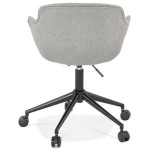 Fabric office chair on wheels Alterego Centurion image-1