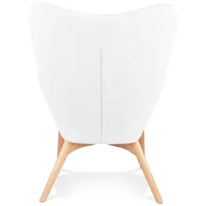 Scandinavian wingback chair Alterego Trapeur image-1