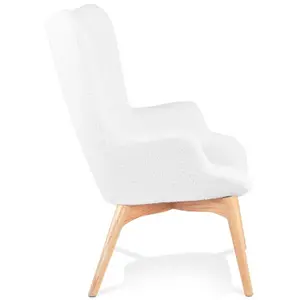 Scandinavian wingback chair Alterego Trapeur image-2