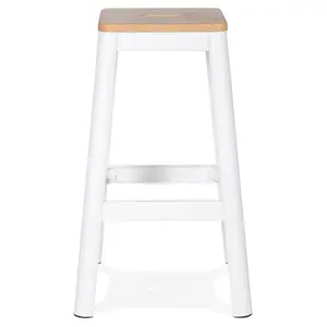 Industrial-style bar stool Alterego Lidya image-0